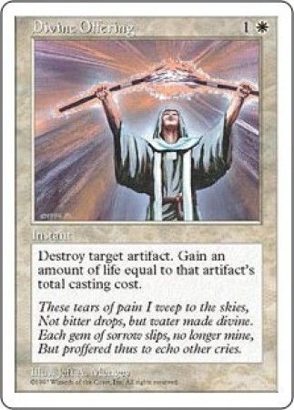 Divine Offering MTG 5th Edition (Magic Cards) Singles