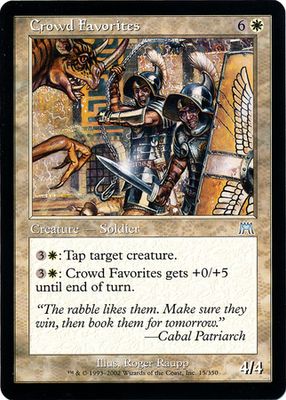 Crowd Favorites Onslaught Singles