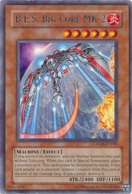 B.E.S. Big Core MK-2 - CRMS-EN030 - Rare Unlimited Crimson Crisis [CRMS] Unlimited Singles