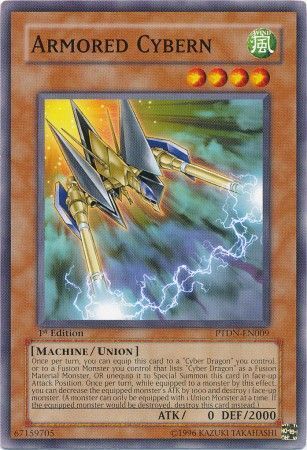 Armored Cybern - PTDN-EN009 - Common 1st Edition Phantom Darkness [PTDN] Singles