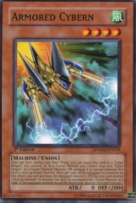 Armored Cybern - SDMM-EN018 - Common 1st Edition Structure Deck: Machina Mayhem 1st Edition Singles