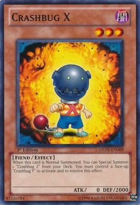 Crashbug X - GENF-EN009 - Common 1st Edition Generation Force 1st Edition Singles (espanol)
