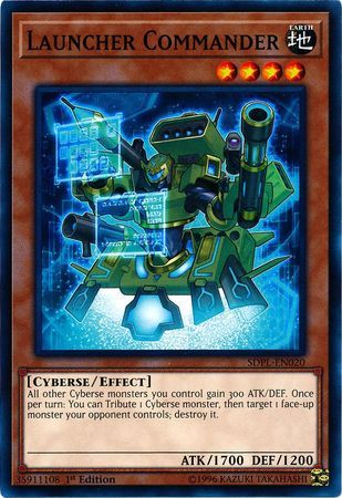 Launcher Commander - SDPL-EN020 - Common 1st Edition Structure Deck: Powercode Link 1st Edition Singles (espanol)