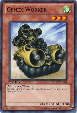 Genex Worker - DREV-EN097 - Common 1st Edition Duelist Revolution 1st Edition Singles