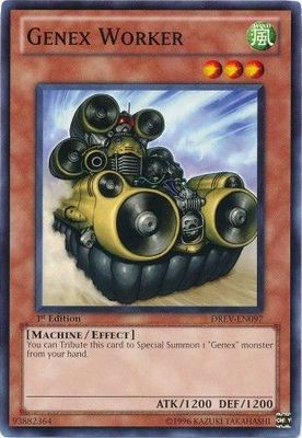 Genex Worker - DREV-EN097 - Common 1st Edition Duelist Revolution 1st Edition Singles
