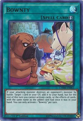 Bownty - CHIM-EN063 - Ultra Rare 1st Edition Chaos Impact 1st Edition Singles