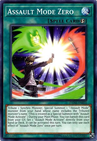 Assault Mode Zero - DANE-EN055 - Common Unlimited Dark Neostorm Unlimited Singles
