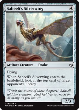 Saheeli&#39;s Silverwing 243/264 War of the Spark Singles