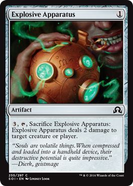 Explosive Apparatus 255/297 Shadows over Innistrad Singles (Español)