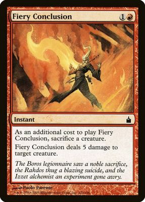 Fiery Conclusion 122/306 - Ravnica: City of Guilds (RAV)
