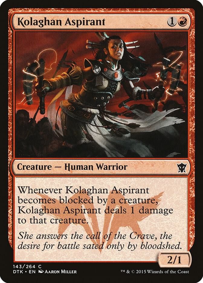 Kolaghan Aspirant 143/264 - Dragons of Tarkir (DTK)