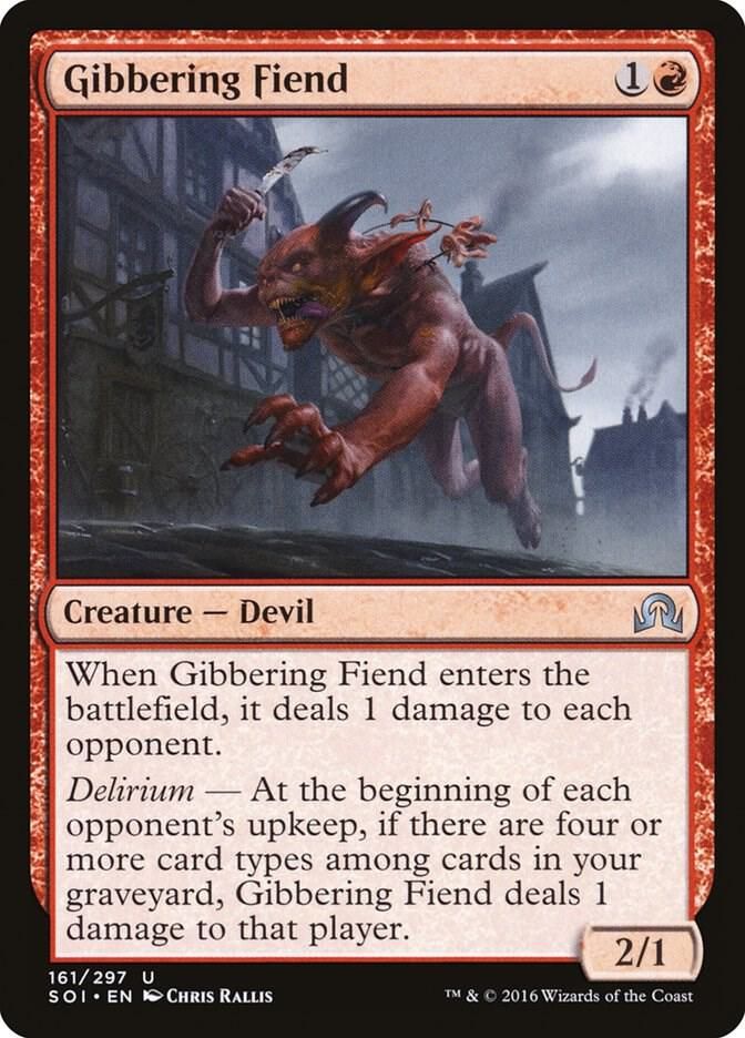 Gibbering Fiend 161/297 - Shadows over Innistrad
