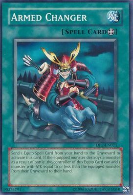 Armed Changer - DP2-EN023 - Common Unlimited Duelist Pack: Chazz Princeton Unlimited Singles