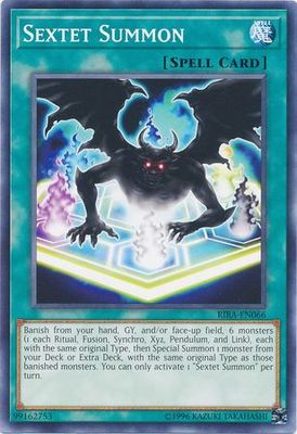 Sextet Summon - RIRA-EN066 - Common Unlimited Rising Rampage [RIRA] Unlimited Singles