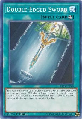 Double-Edged Sword - IGAS-EN068 - Common 1st Edition Ignition Assault 1st Edition Singles (espanol)