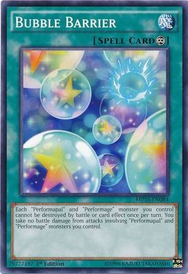 Bubble Barrier - MP16-EN084 - Common 1st Edition Yu-Gi-Oh! 2016 Mega-Tins 1st Edition Singles