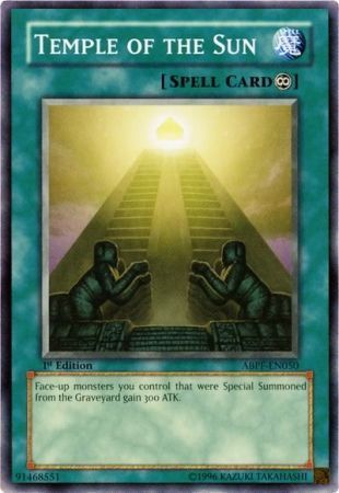 Temple of the Sun - ABPF-EN050 - Common 1st Edition Absolute Powerforce [ABPF] 1st Edition Singles