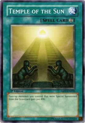 Temple of the Sun - ABPF-EN050 - Common 1st Edition Absolute Powerforce [ABPF] 1st Edition Singles