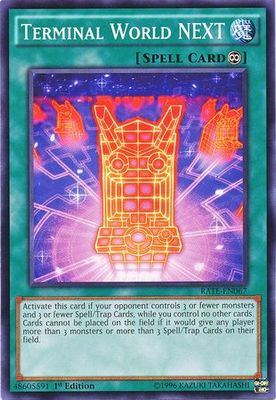 Terminal World NEXT - RATE-EN067 - Common 1st Edition Raging Tempest 1st Edition Singles (espanol)