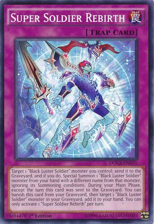 Super Soldier Rebirth - DOCS-EN070 - Common 1st Edition Dimension of Chaos 1st Edition Singles (espanol)