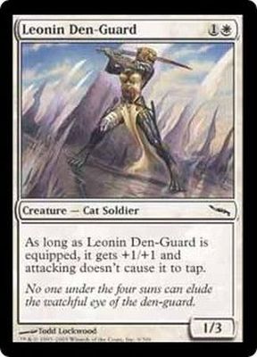 Leonin Den-Guard Mirrodin Singles