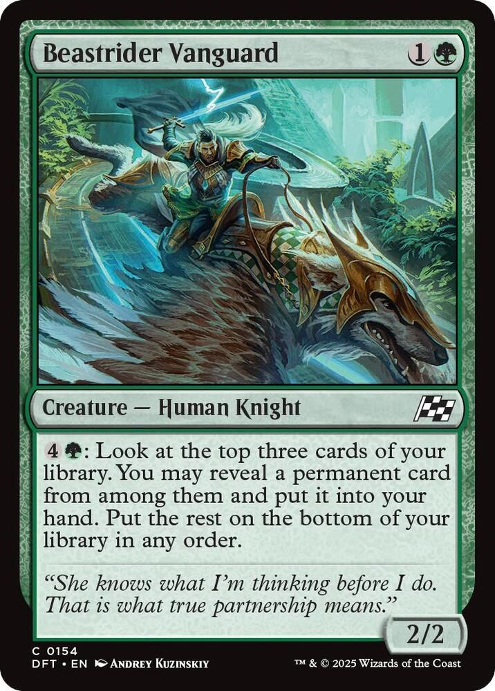 Beastrider Vanguard - Aetherdrift (DFT) Aetherdrift-foil-