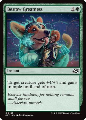 Bestow Greatness - Aetherdrift (DFT) Aetherdrift