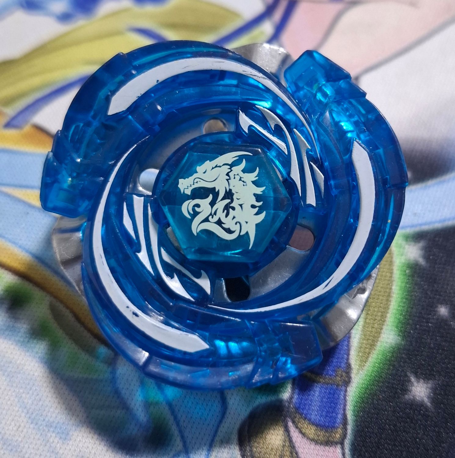 SH4 Beyblade Azul