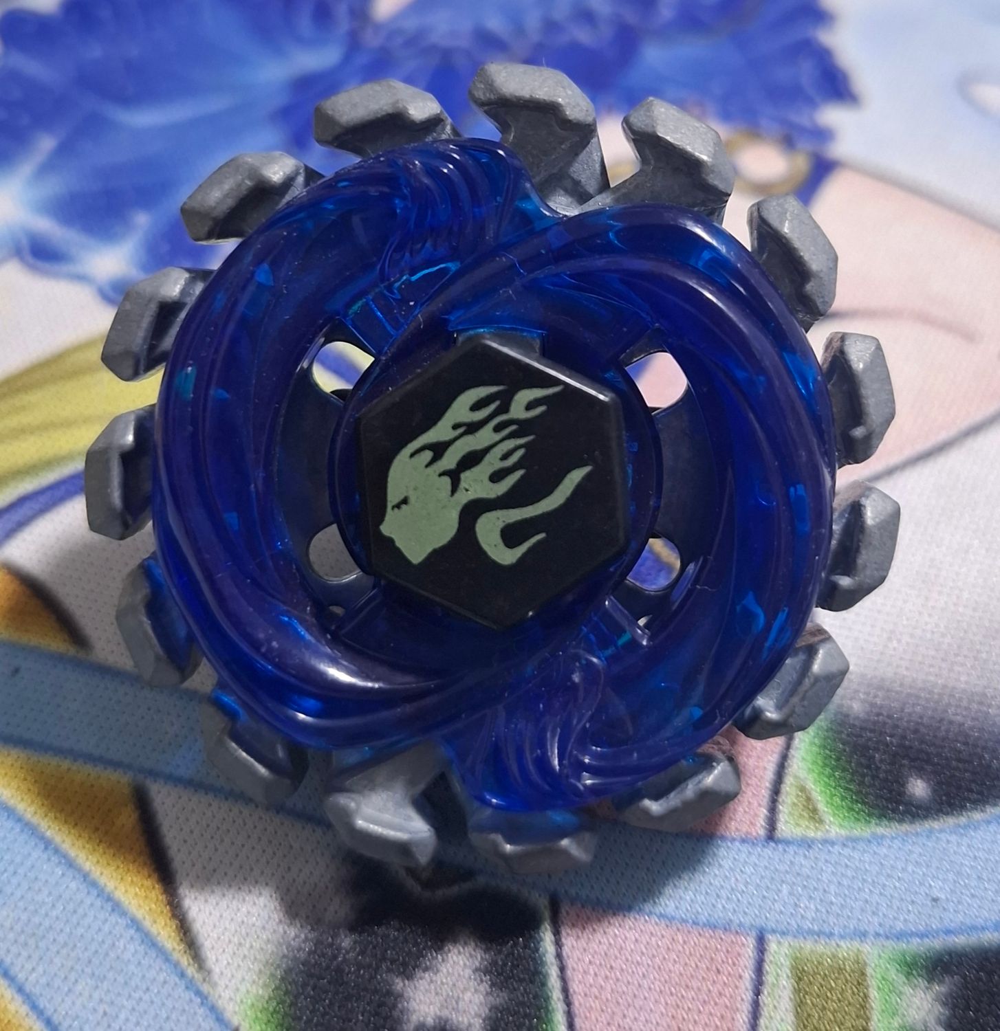 SH4 Beyblade Azul Agua