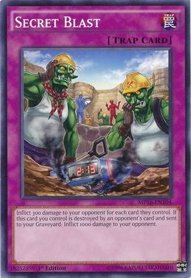 Secret Blast - MP16-EN104 - Common 1st Edition Yu-Gi-Oh! 2016 Mega-Tins 1st Edition Singles