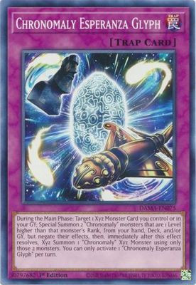 Chronomaly Esperanza Glyph - DAMA-EN075 - Common 1st Edition Dawn of Majesty 1st Edition Singles (espanol)