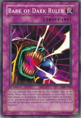 Bark of Dark Ruler - LOD-010 - Common 1st Edition Legacy of Darkness [LOD] 1st Edition Singles