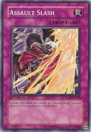 Assault Slash - CRMS-EN074 - Common 1st Edition Crimson Crisis CRMS 1st Edition Singles