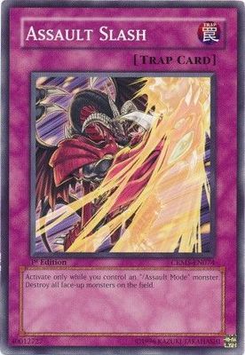Assault Slash - CRMS-EN074 - Common 1st Edition Crimson Crisis CRMS 1st Edition Singles