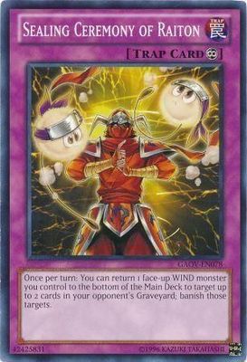 Sealing Ceremony of Raiton - GAOV-EN078 - Common Unlimited Galactic Overlord Unlimited Singles