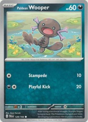Paldean Wooper - 129/193 - Common Scarlet &amp; Violet: Paldea Evolved Singles