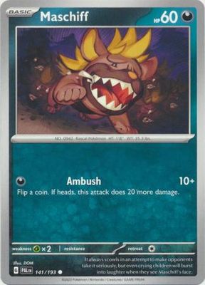 Maschiff - 141/193 - Common Scarlet &amp; Violet: Paldea Evolved Singles