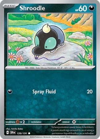 Shroodle - 120/191 - Common Scarlet &amp; Violet: Surging Sparks Singles
