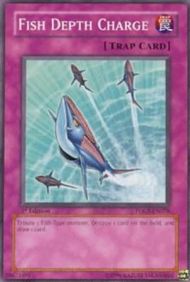 Fish Depth Charge - TDGS-EN078 - Common 1st Edition The Duelist Genesis [TDGS] 1st Edition Singles