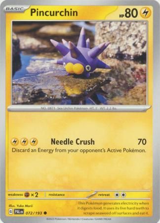 Pincurchin - 072/193 - Common Scarlet &amp; Violet: Paldea Evolved Singles