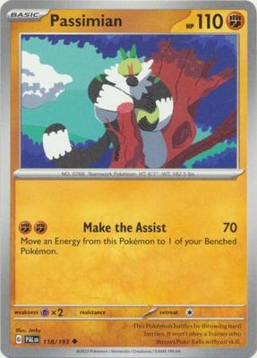 Passimian - 118/193 - Uncommon Scarlet &amp; Violet: Paldea Evolved Singles