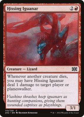 Hissing Iguanar 113/331 - Double Masters 2022 Singles