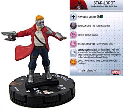 Star-Lord #M16-007 2016 Convention Exclusive Marvel Heroclix Heroclix WizKids Promos (Sin Tarjeta)