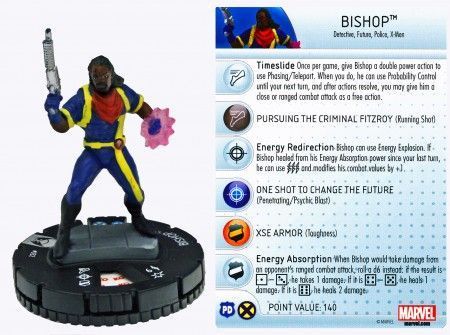 Bishop #032 Wolverine and the X-Men Marvel Heroclix Wolverine &amp; the X-Men Booster Set (Sin Tarjeta)