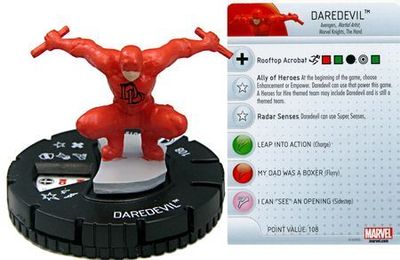 Daredevil #015 Deadpool Booster Set Marvel Heroclix Deadpool Booster Set (Sin Tarjeta)