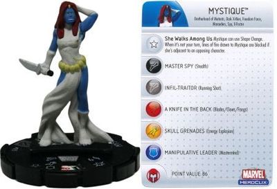 Mystique #035 Giant Size X-Men Marvel Heroclix Marvel: Giant-Size X-Men (Sin Tarjeta)