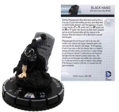 Black Hand #060 War of Light DC Heroclix War of Light Singles (Sin Tarjeta)