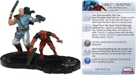 Cable and Deadpool #055 Giant Size X-Men Marvel Heroclix Marvel: Giant-Size X-Men (Sin Tarjeta)