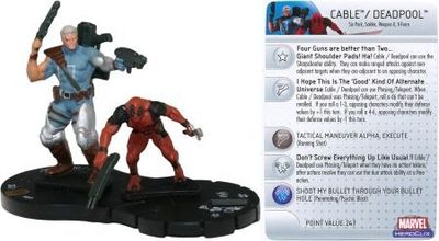 Cable and Deadpool #055 Giant Size X-Men Marvel Heroclix Marvel: Giant-Size X-Men (Sin Tarjeta)