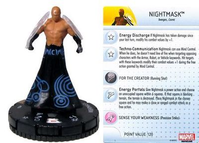 Nightmask #054 Avengers Assemble Marvel Heroclix Marvel: Avengers Assemble Singles (Sin Tarjeta)